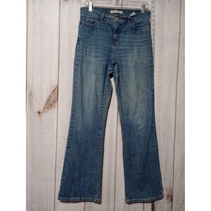 Levis 512 Jeans Womens‎ 8 Medium Blue Boot Cut Perfectly Slimming Stretch Denim